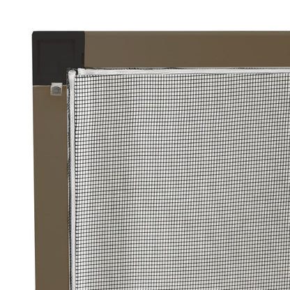 Insect Screen for Windows Brown 80x120 cm