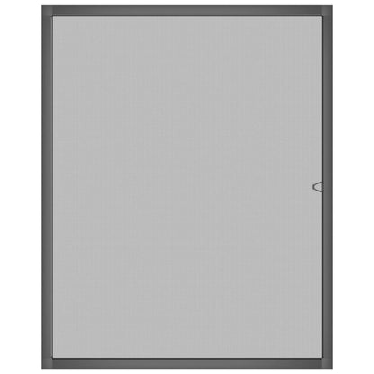 Insect Screen for Windows Anthracite 80x100 cm