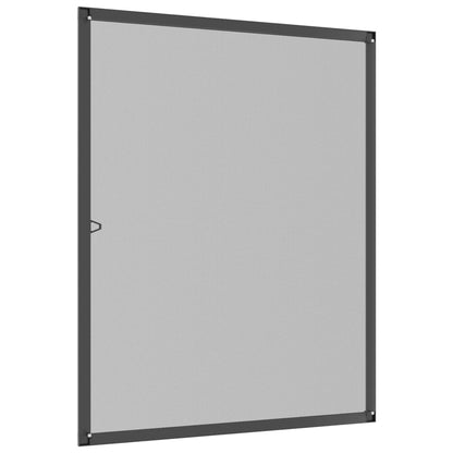 Insect Screen for Windows Anthracite 80x100 cm