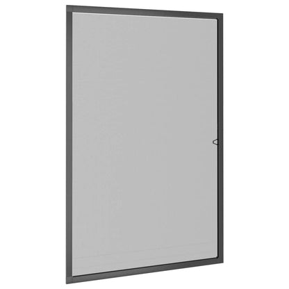 Insect Screen for Windows Anthracite 90x120 cm