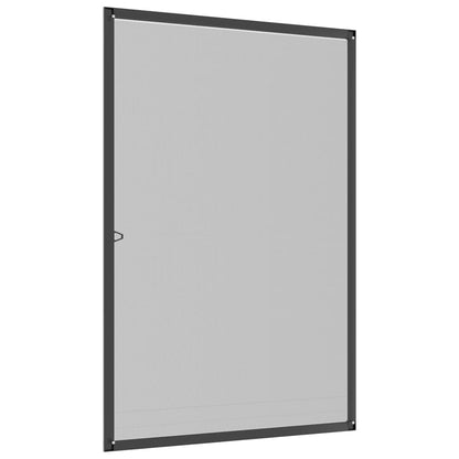 Insect Screen for Windows Anthracite 90x120 cm