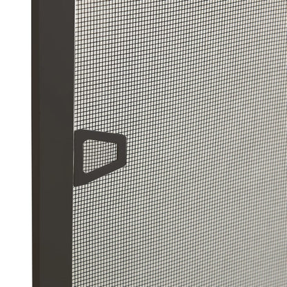 Insect Screen for Windows Anthracite 90x120 cm