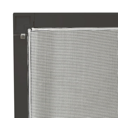 Insect Screen for Windows Anthracite 90x120 cm