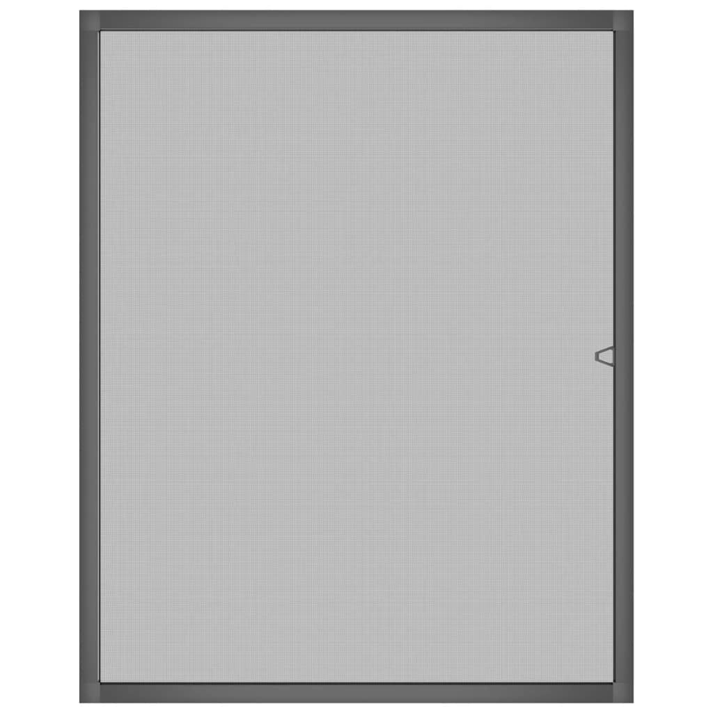 Insect Screen for Windows Anthracite 100x120 cm