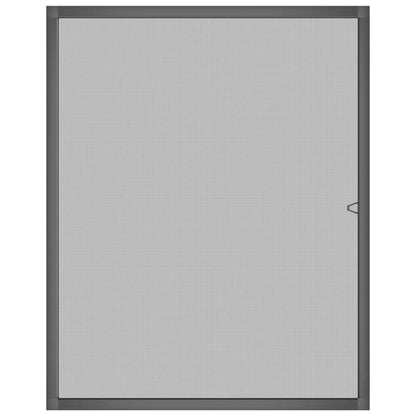 Insect Screen for Windows Anthracite 100x120 cm