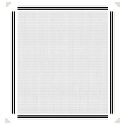 Magnetic Insect Screen for Windows White 120x140 cm