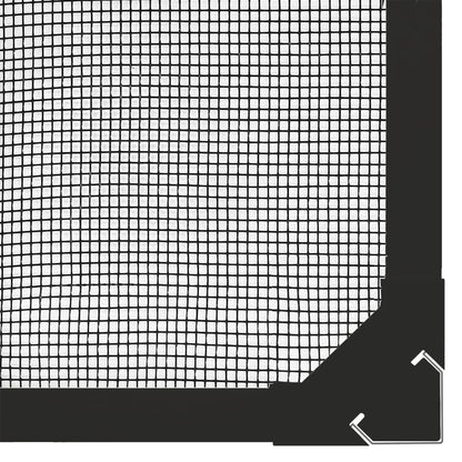 Magnetic Insect Screen for Windows Anthracite 120x140 cm
