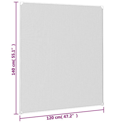Magnetic Insect Screen for Windows Anthracite 120x140 cm