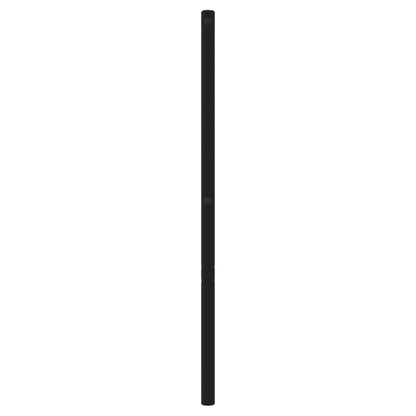 Metal Replace Headboard Black 193 cm