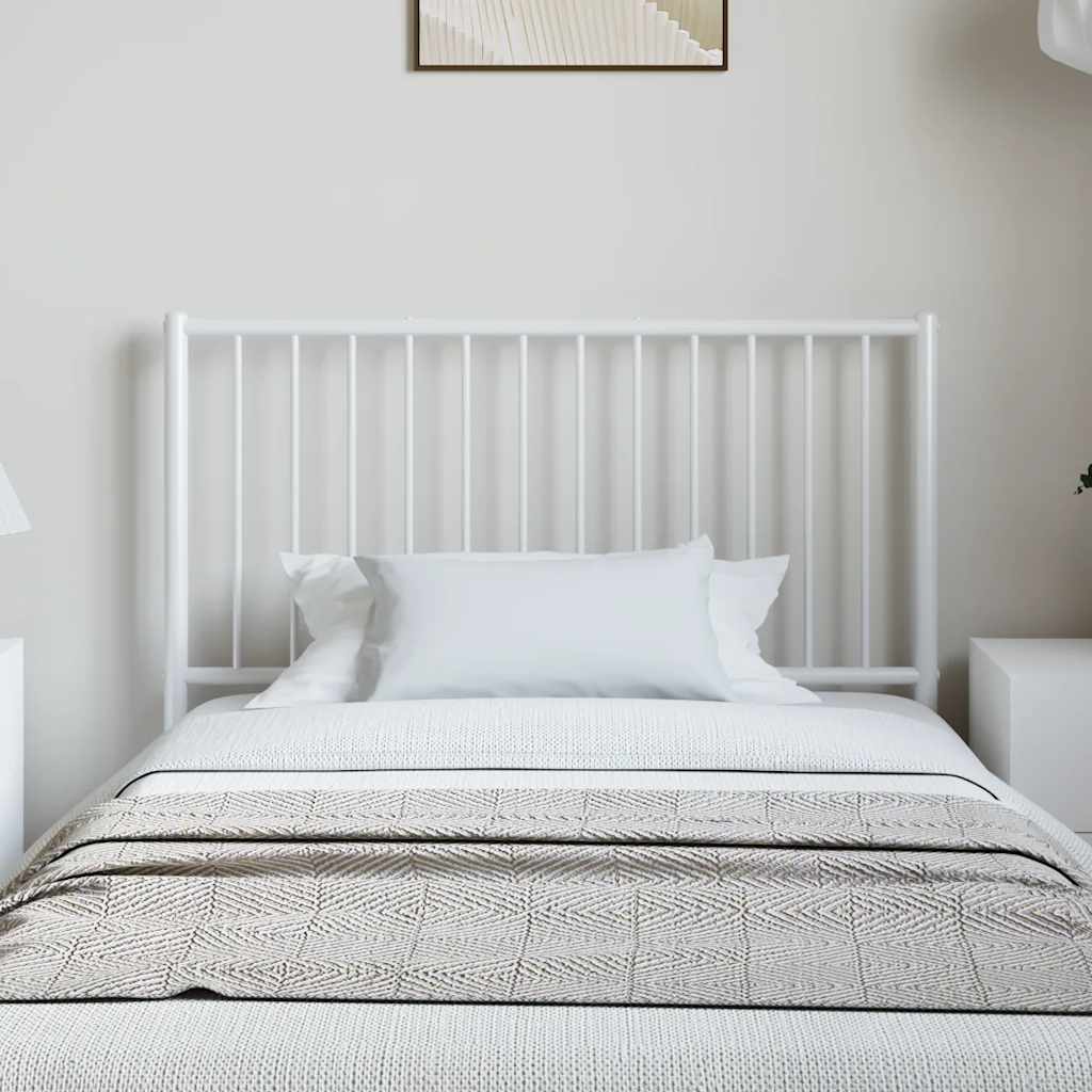 Metal Replace Headboard White 100 cm