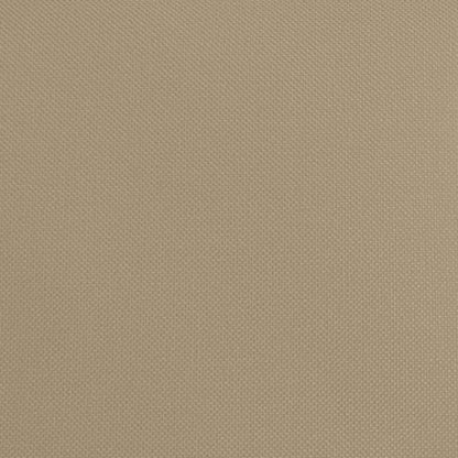 Folding Sun Lounger Taupe Oxford Fabric&Powder-coated Steel
