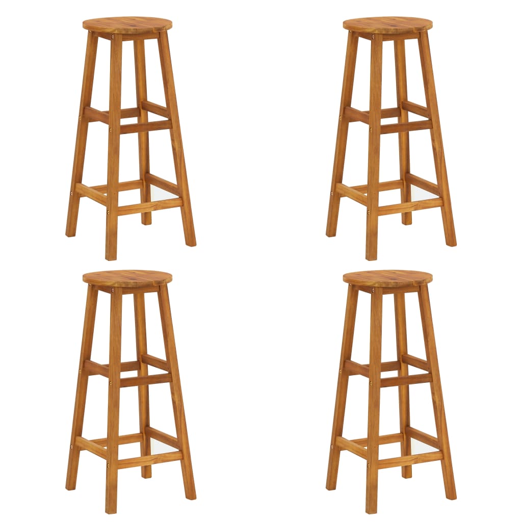 5 Piece Garden Bar Set Solid Wood  Acacia
