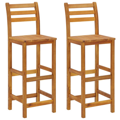 3 Piece Garden Bar Set Solid Wood  Acacia