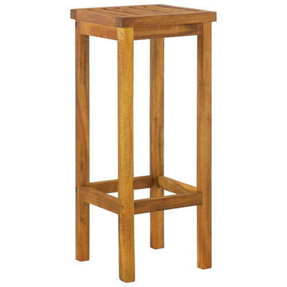 5 Piece Garden Bar Set Solid Wood  Acacia
