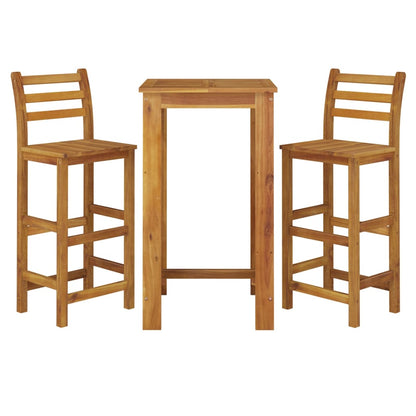 Garden Bar Set | Natural wood | Solid acacia wood | Medium | Durable