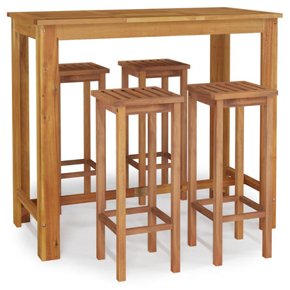 Garden Bar Set | Natural wood | Solid acacia wood | Standard | Durable