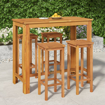 Garden Bar Set | Natural wood | Solid acacia wood | Standard | Durable