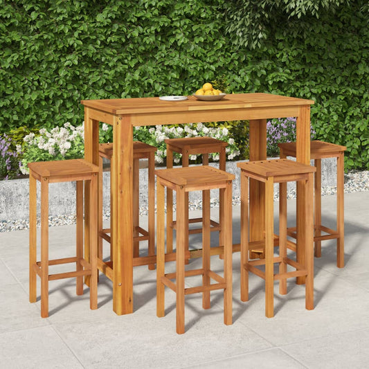 Garden Bar Set | Acacia | Solid Acacia wood with an oil finish | Medium