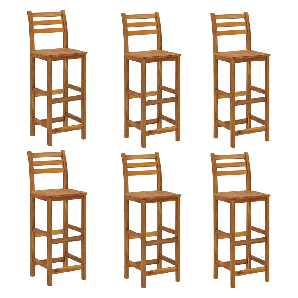 Garden Bar Set | Natural Brown | Solid Acacia wood | Medium | Durable