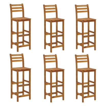 Garden Bar Set | Natural Brown | Solid Acacia wood | Medium | Durable