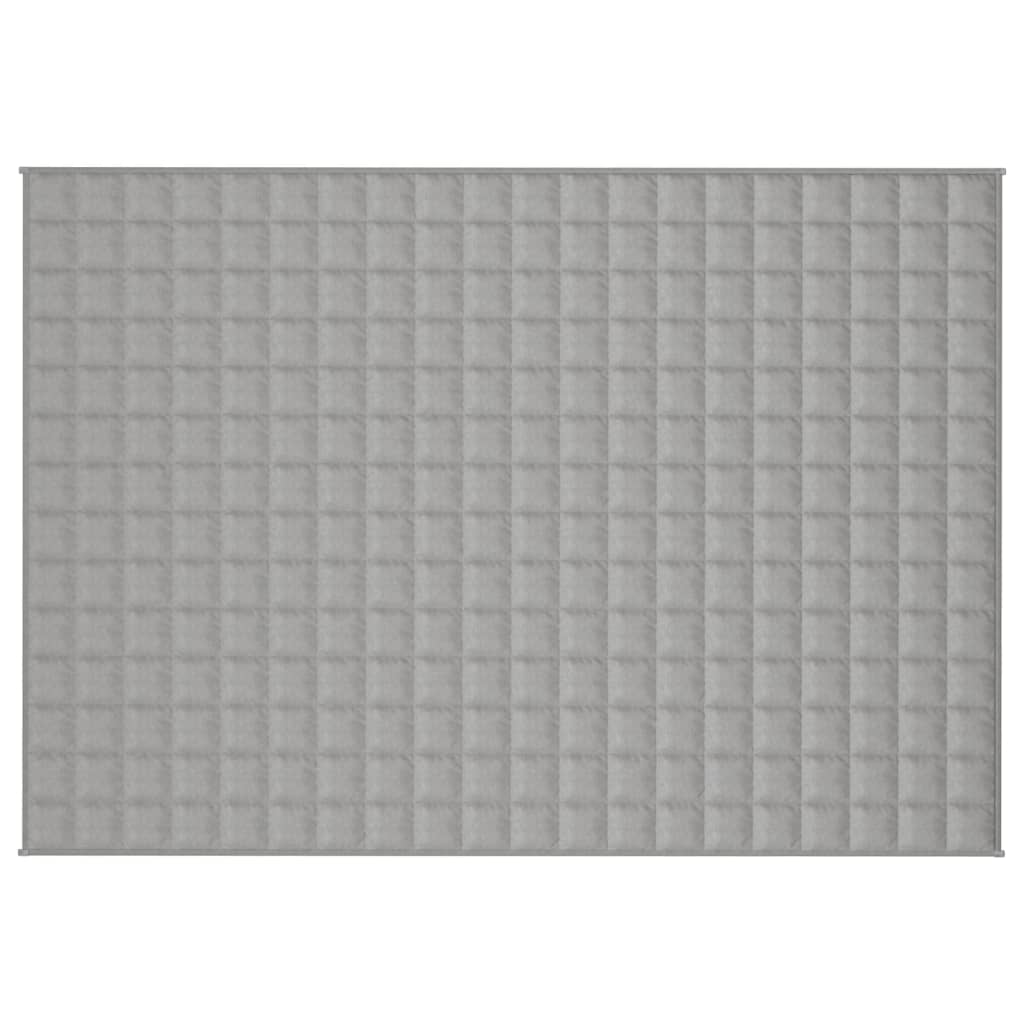 Weighted Blanket Grey 135x200 cm Single 6 kg Fabric