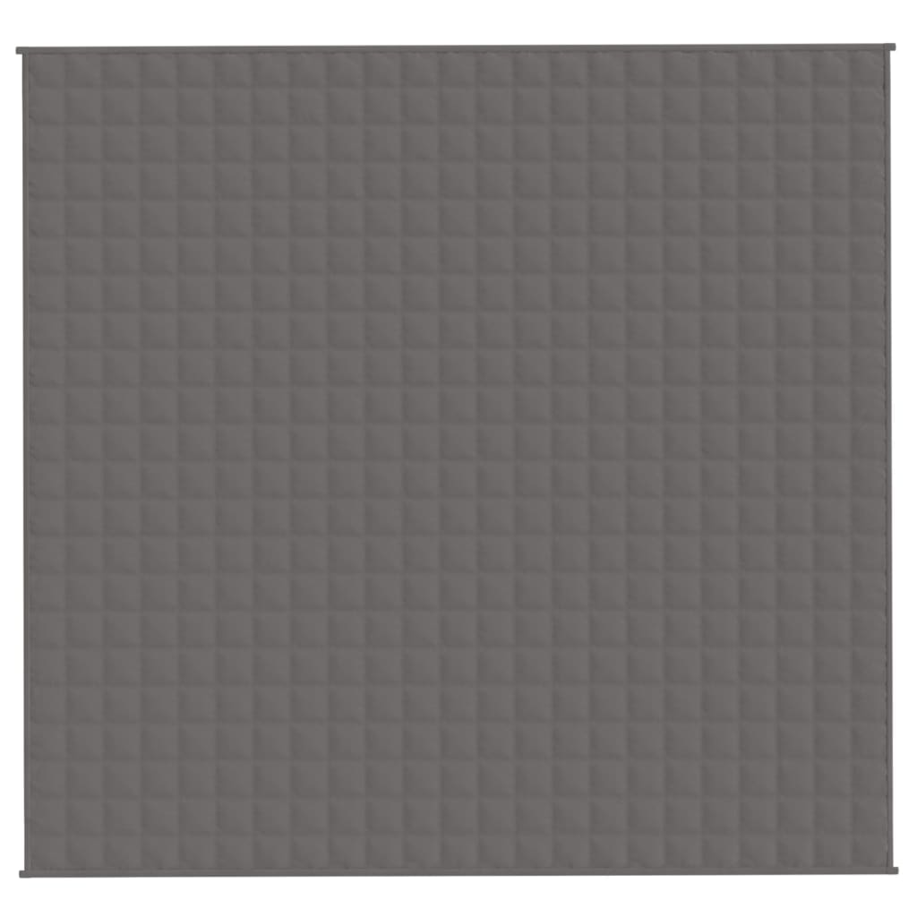Weighted Blanket Grey 220x240 cm King 15 kg Fabric
