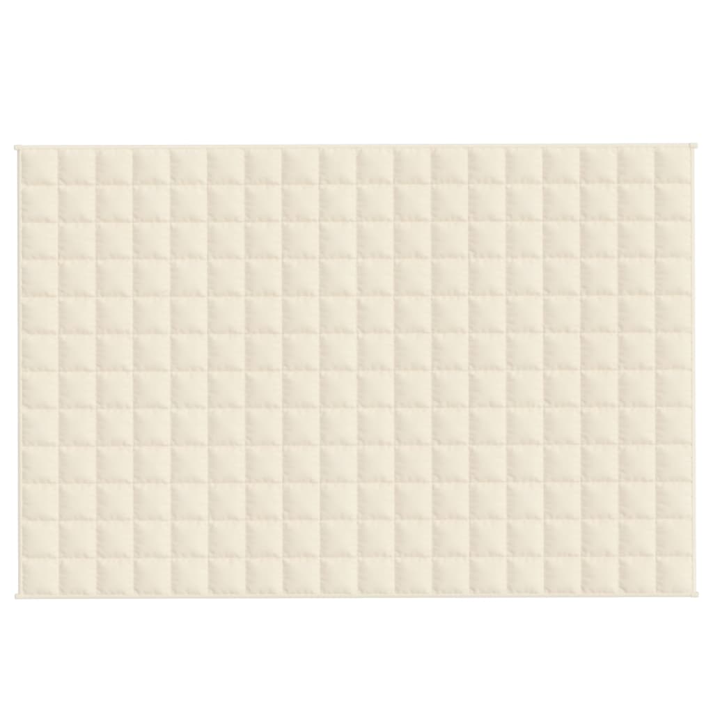 Weighted Blanket Light Cream 122x183 cm 5 kg Fabric