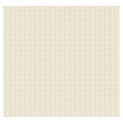Weighted Blanket Light Cream 220x240 cm King 15 kg Fabric