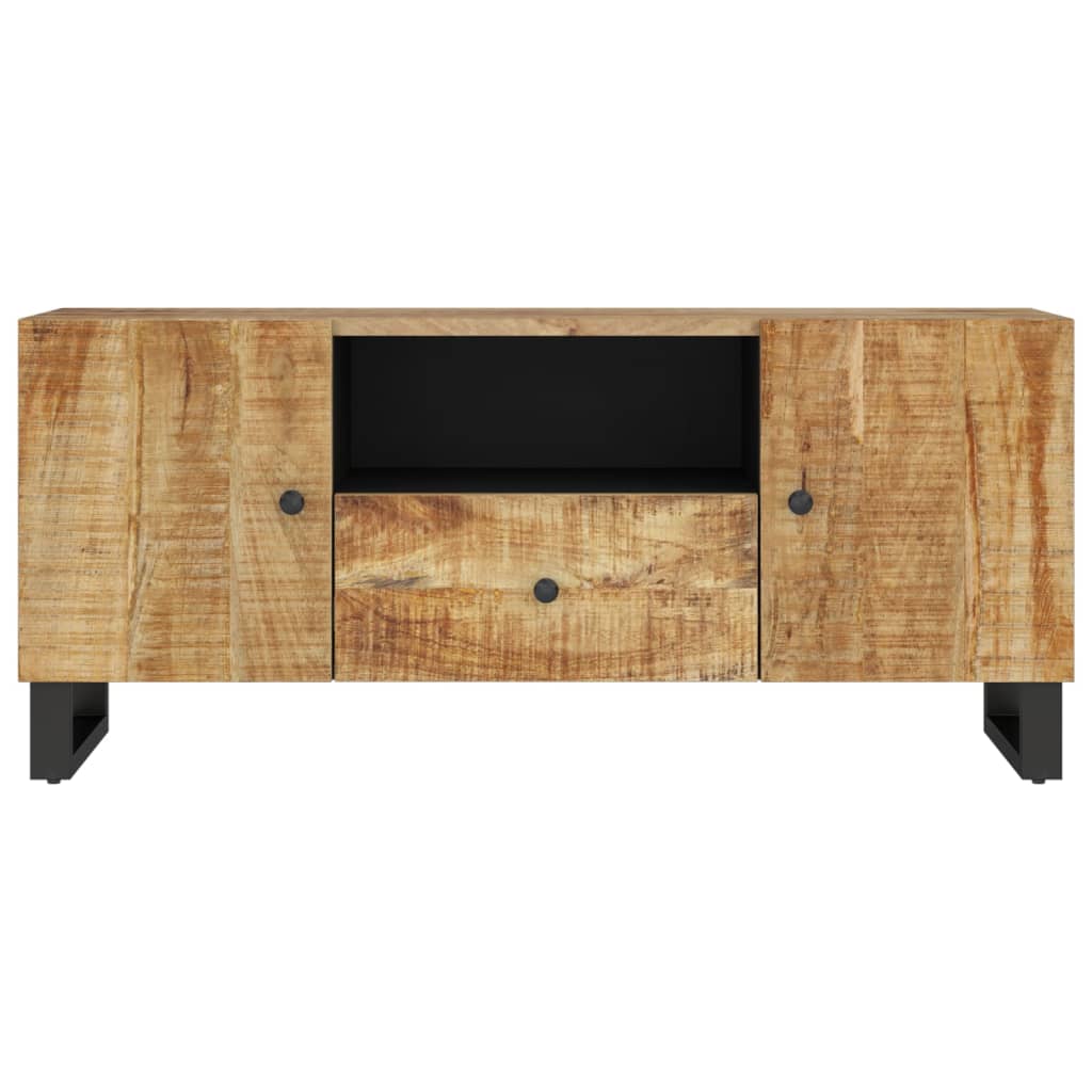 TV Cabinet 105x33.5x46 cm Solid Wood Mango&Engineered Wood