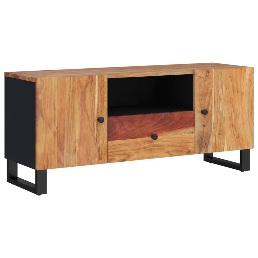 TV Cabinet 105x33,5x46 cm Solid Wood Acacia&Engineered Wood