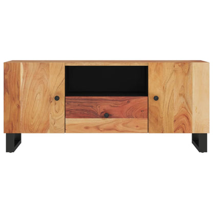 TV Cabinet 105x33,5x46 cm Solid Wood Acacia&Engineered Wood
