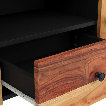 TV Cabinet 105x33,5x46 cm Solid Wood Acacia&Engineered Wood