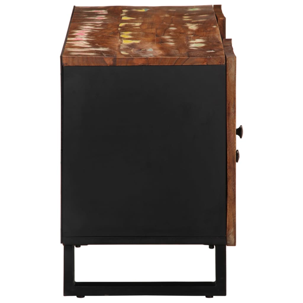 TV Cabinet 105x33.5x46 cm Solid Wood Reclaimed&Engineered Wood