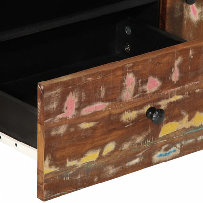TV Cabinet 105x33.5x46 cm Solid Wood Reclaimed&Engineered Wood