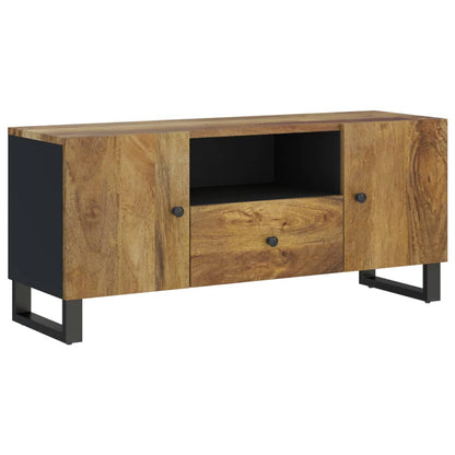 TV Cabinet 105x33.5x46 cm Solid Wood Mango&Engineered Wood