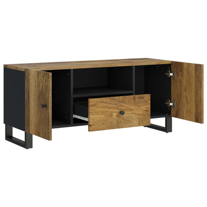 TV Cabinet 105x33.5x46 cm Solid Wood Mango&Engineered Wood