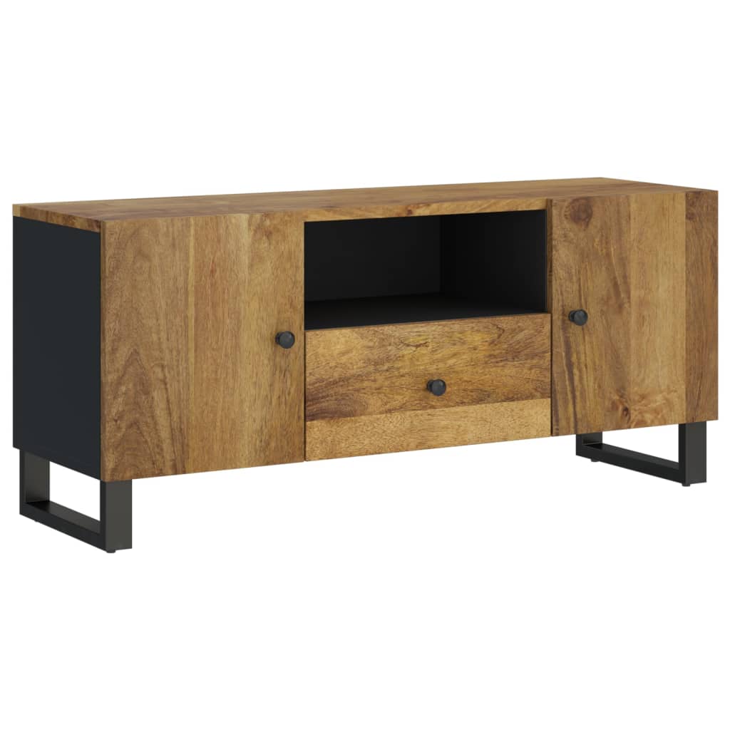 TV Cabinet 105x33.5x46 cm Solid Wood Mango&Engineered Wood
