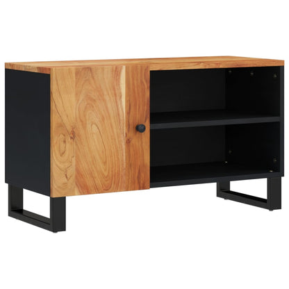 TV Cabinet 80x33x46 cm Solid Wood Acacia&Engineered Wood