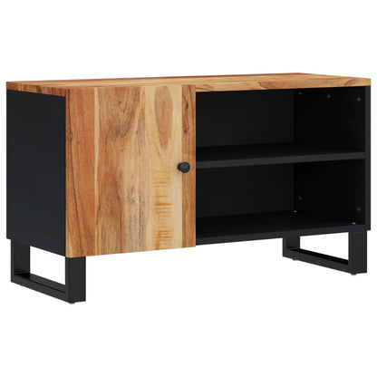 TV Cabinet 80x33x46 cm Solid Wood Acacia&Engineered Wood