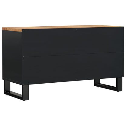 TV Cabinet 80x33x46 cm Solid Wood Acacia&Engineered Wood