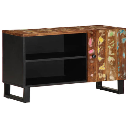 TV Cabinet 80x33x46 cm Solid Wood Reclaimed&Engineered Wood