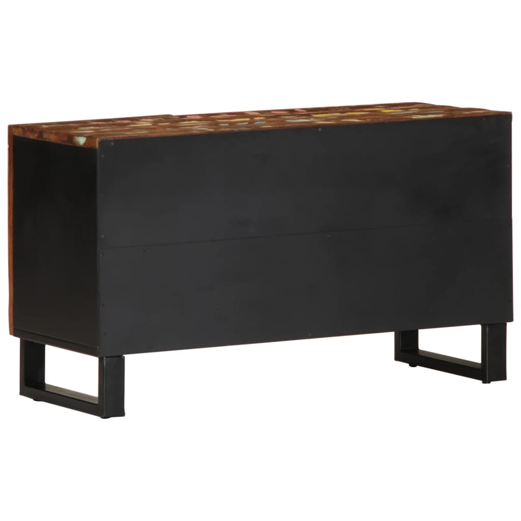TV Cabinet 80x33x46 cm Solid Wood Reclaimed&Engineered Wood