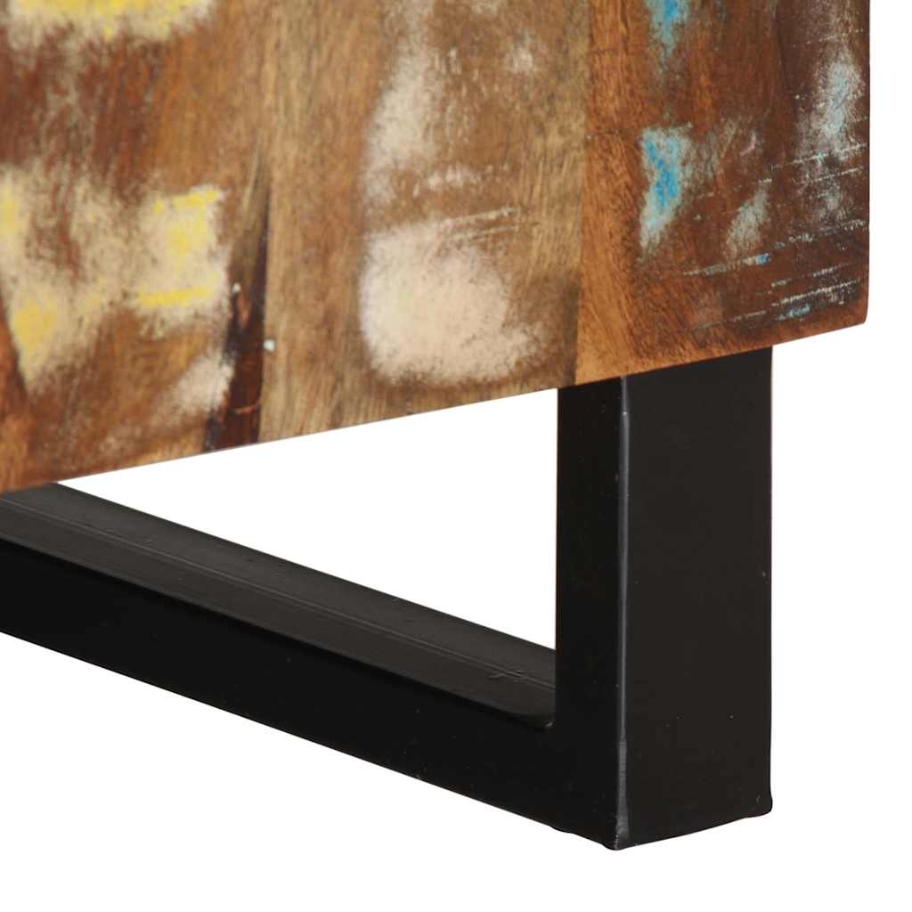 TV Cabinet 80x33x46 cm Solid Wood Reclaimed&Engineered Wood