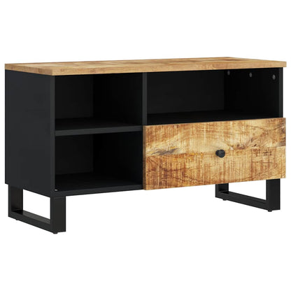 TV Cabinet 80x33x46 cm Solid Wood Mango&Engineered Wood