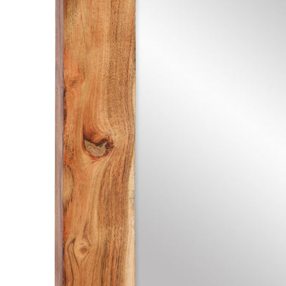 Mirror 70x50 cm Solid Wood Acacia and Glass