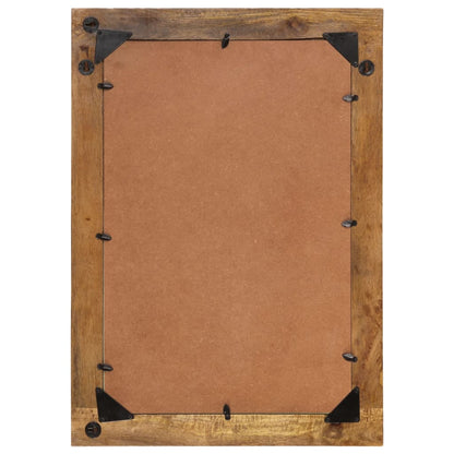 Mirror 70x50 cm Solid Wood Mango and Glass