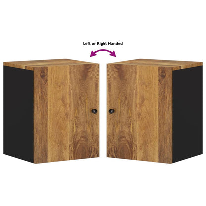 Bathroom Wall Cabinet 38x33x48 cm Solid Wood Mango