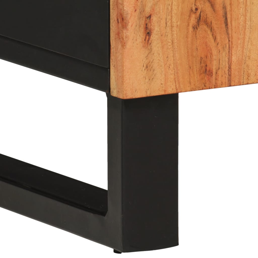 Bathroom Cabinet 38x33x160 cm Solid Wood Acacia