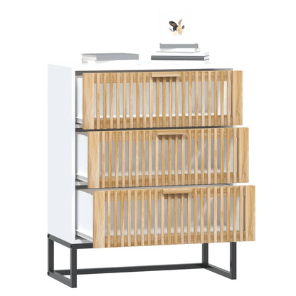 Sideboard White 60x30x75 cm Engineered Wood