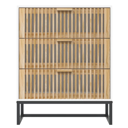 Sideboard White 60x30x75 cm Engineered Wood